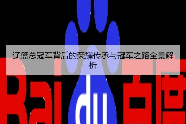 辽篮总冠军背后的荣耀传承与冠军之路全景解析