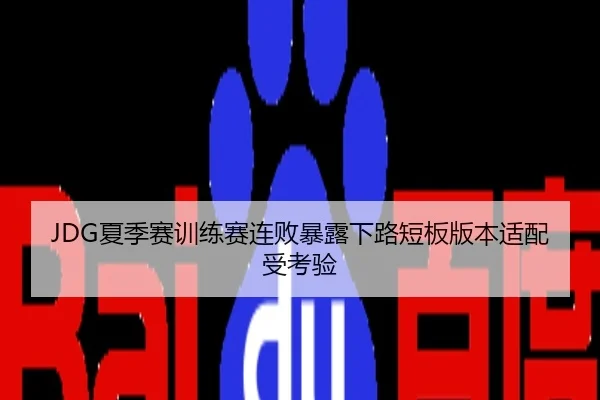JDG夏季赛训练赛连败暴露下路短板版本适配受考验